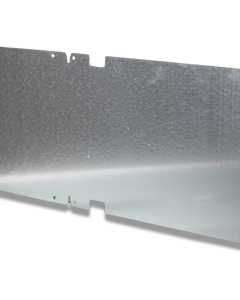 Sheet metal partition outside above nest Step V13 solid